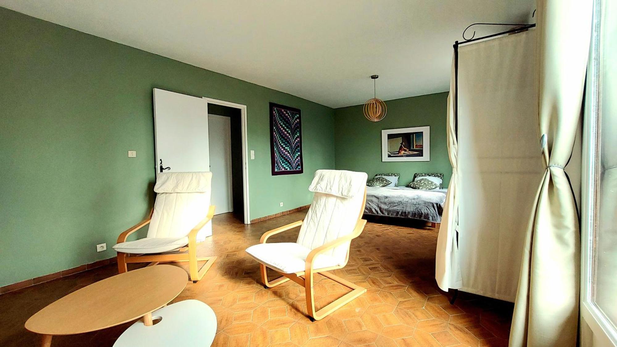 La Deviniere Hotell Donzère Rum bild