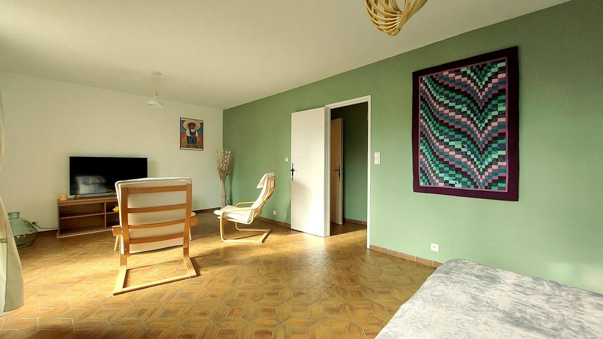 La Deviniere Hotell Donzère Rum bild